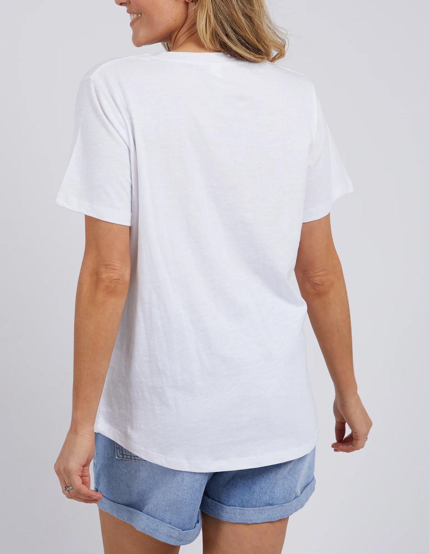 Belle Fleurs Tee - White