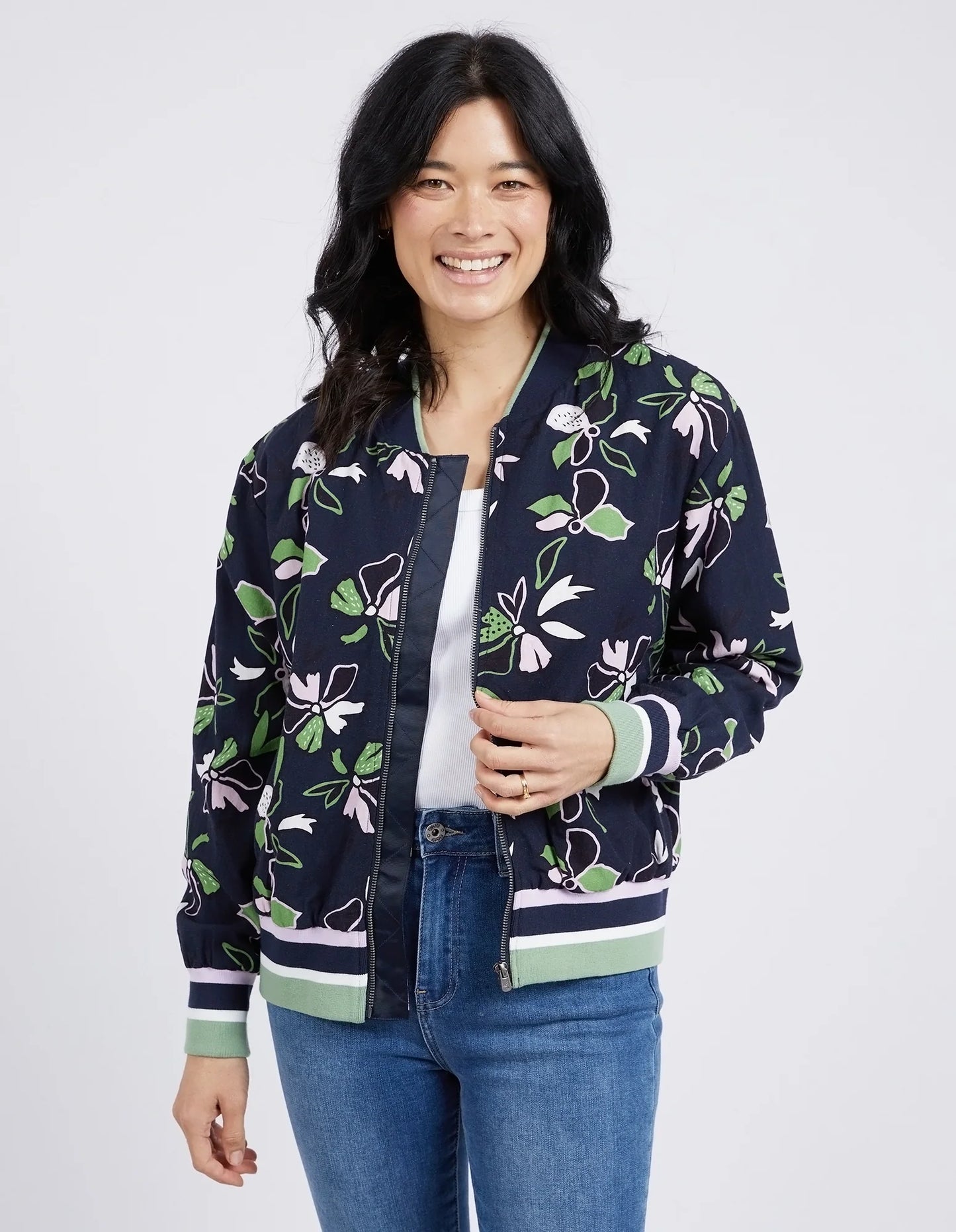 Idyll Floral Bomber Jacket