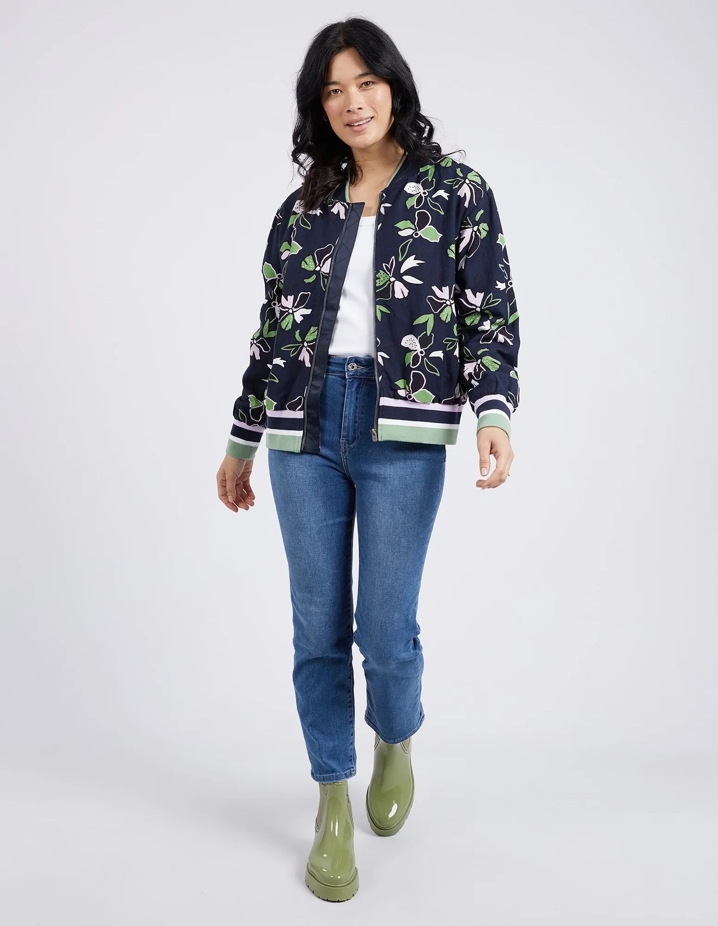 Idyll Floral Bomber Jacket