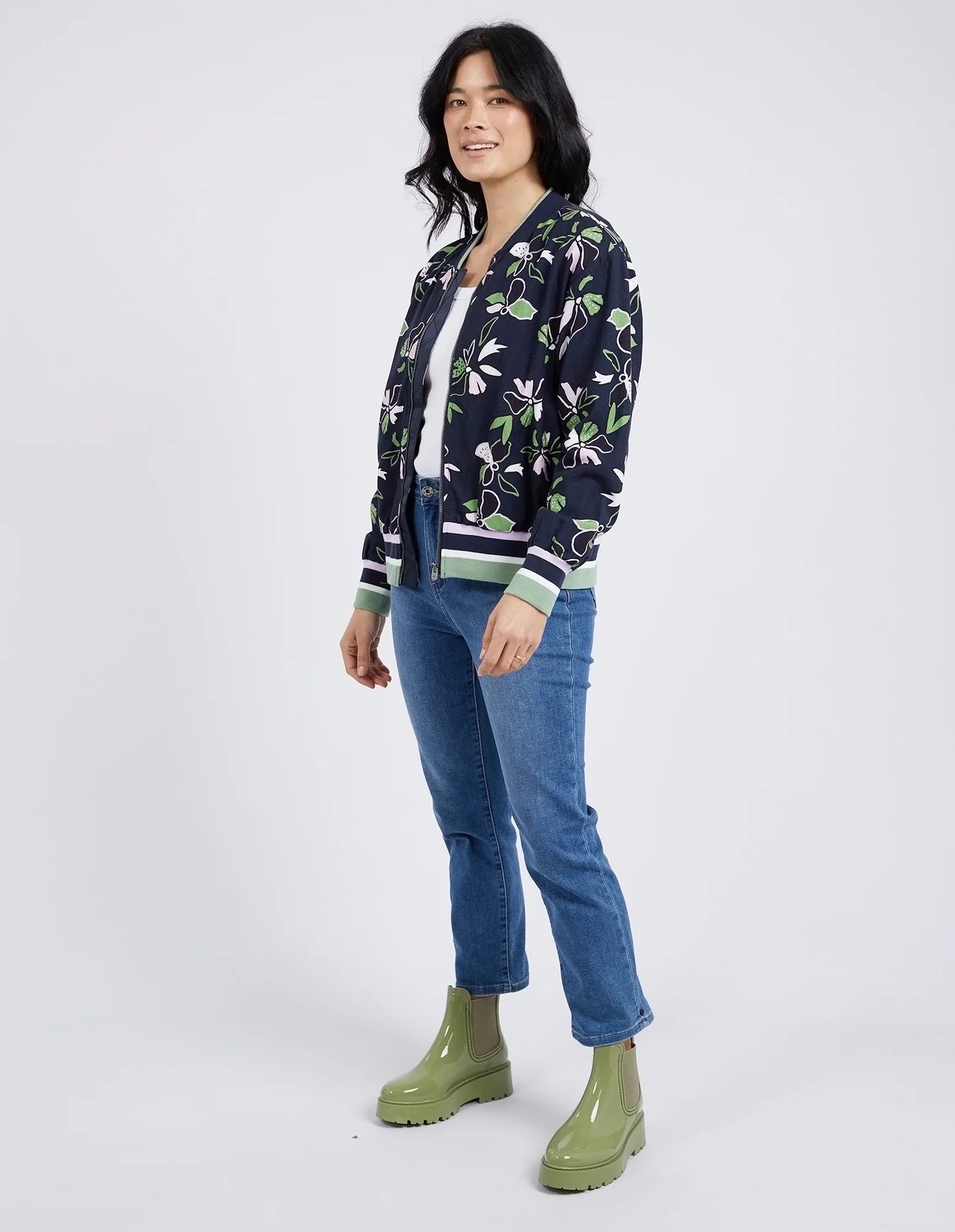 Idyll Floral Bomber Jacket