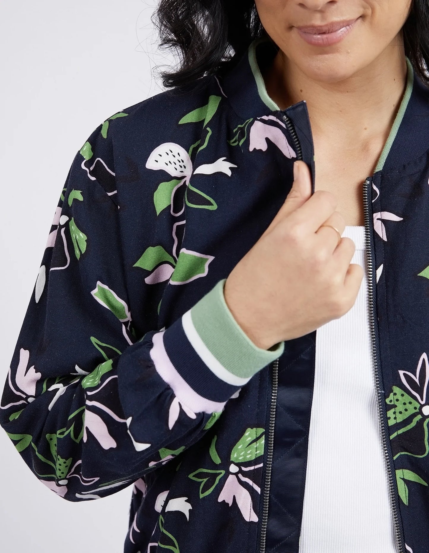 Idyll Floral Bomber Jacket