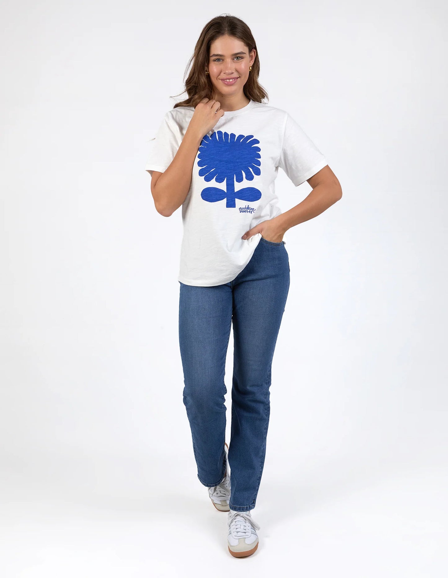 Madeline Stamer Tee- Marshmellow