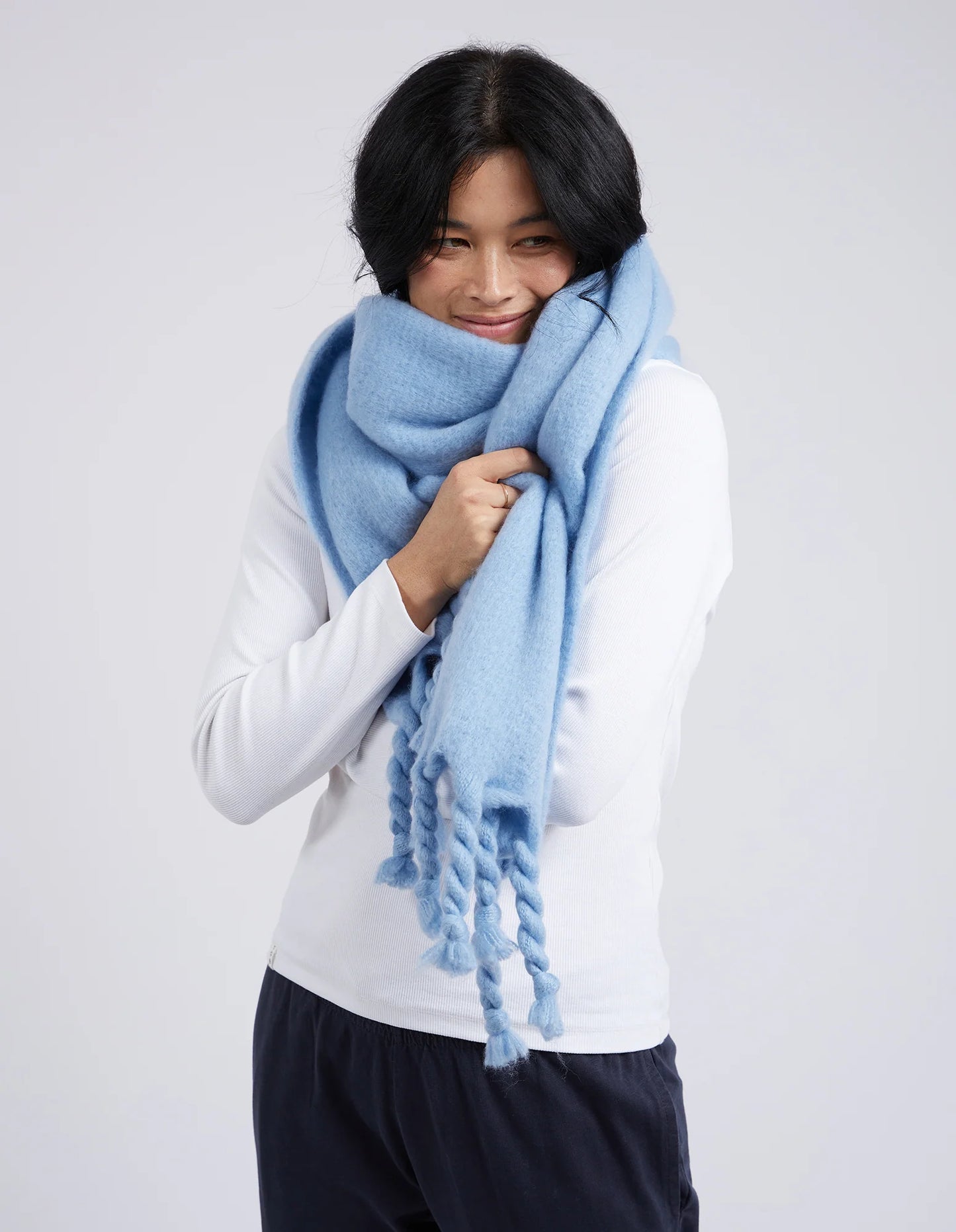 Elm Comfy Scarf - Blue