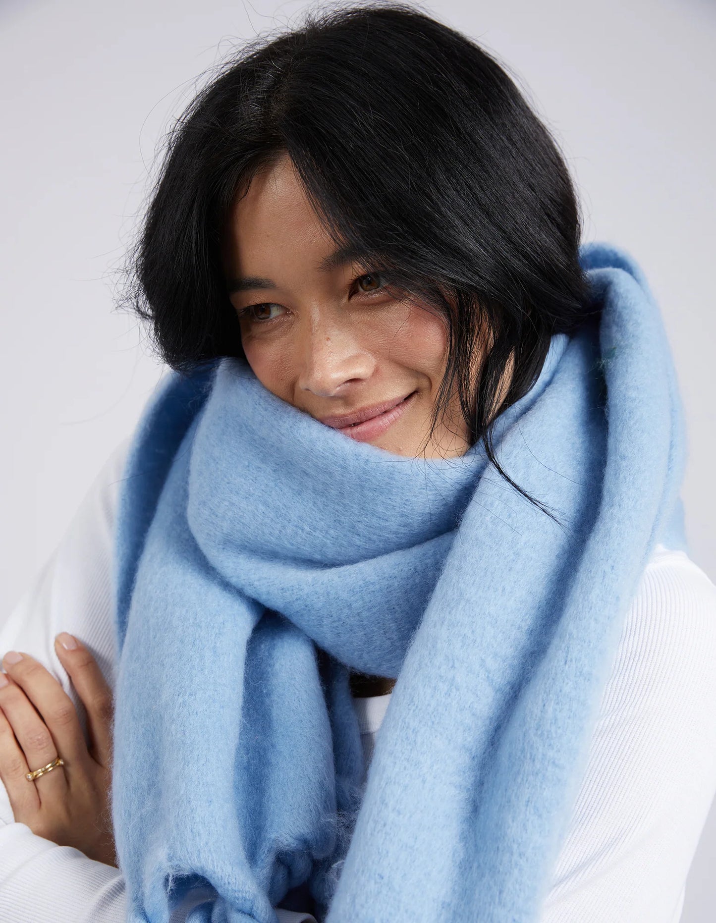 Elm Comfy Scarf - Blue