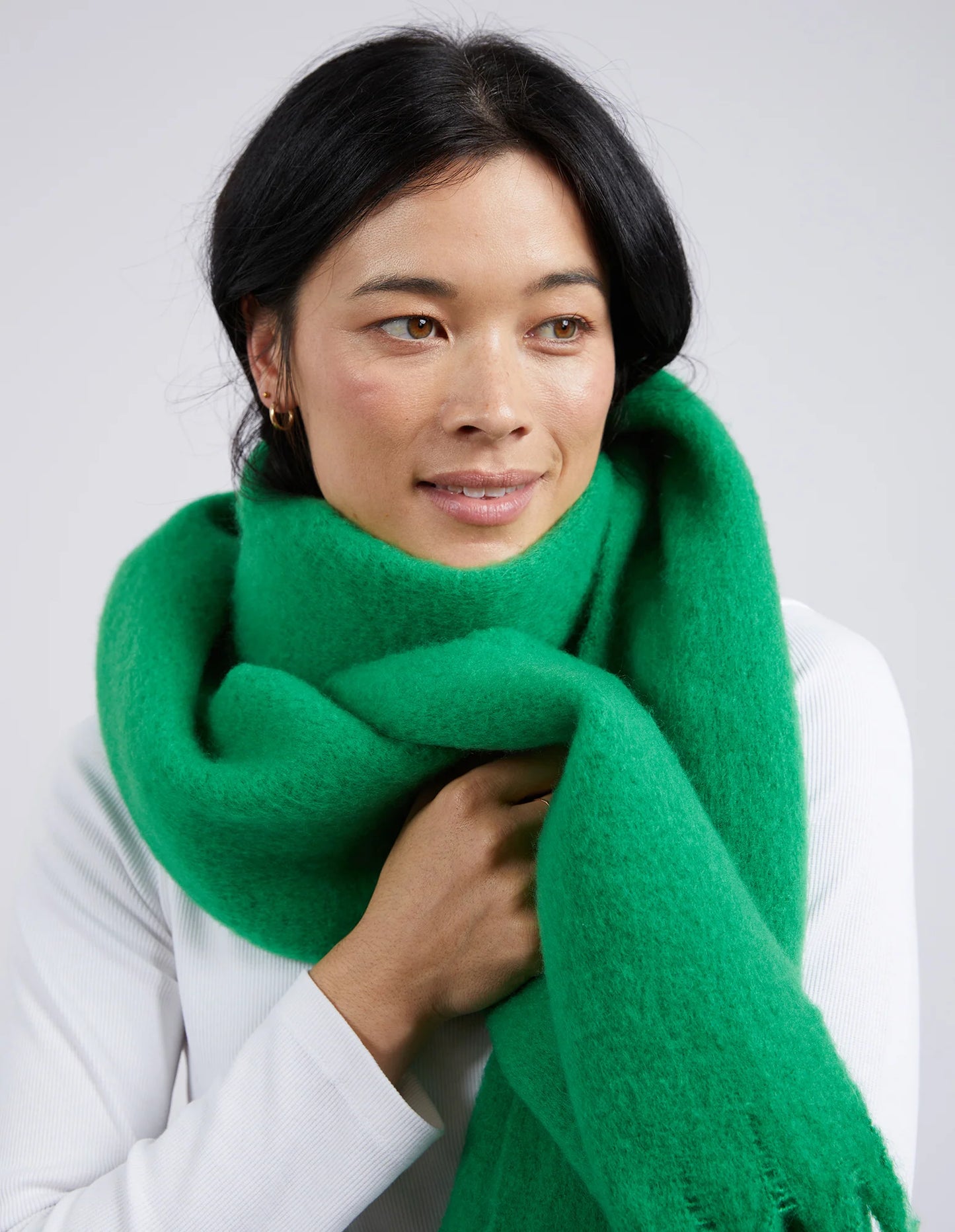 Elm Comfy Scarf - Green