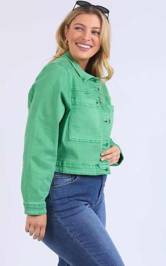 Hazel Denim Jacket - Greenbriar