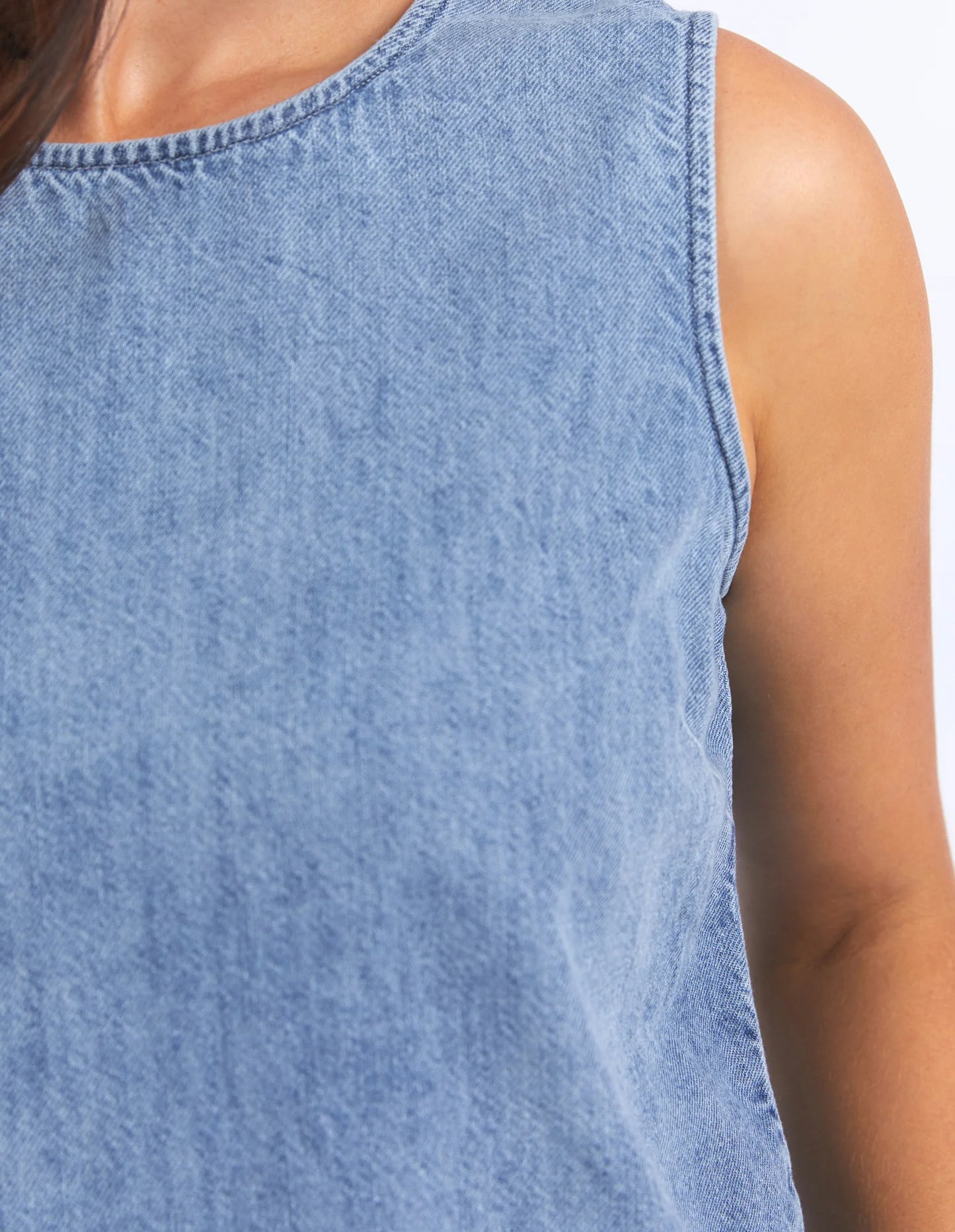 Curtis Chambray Tank