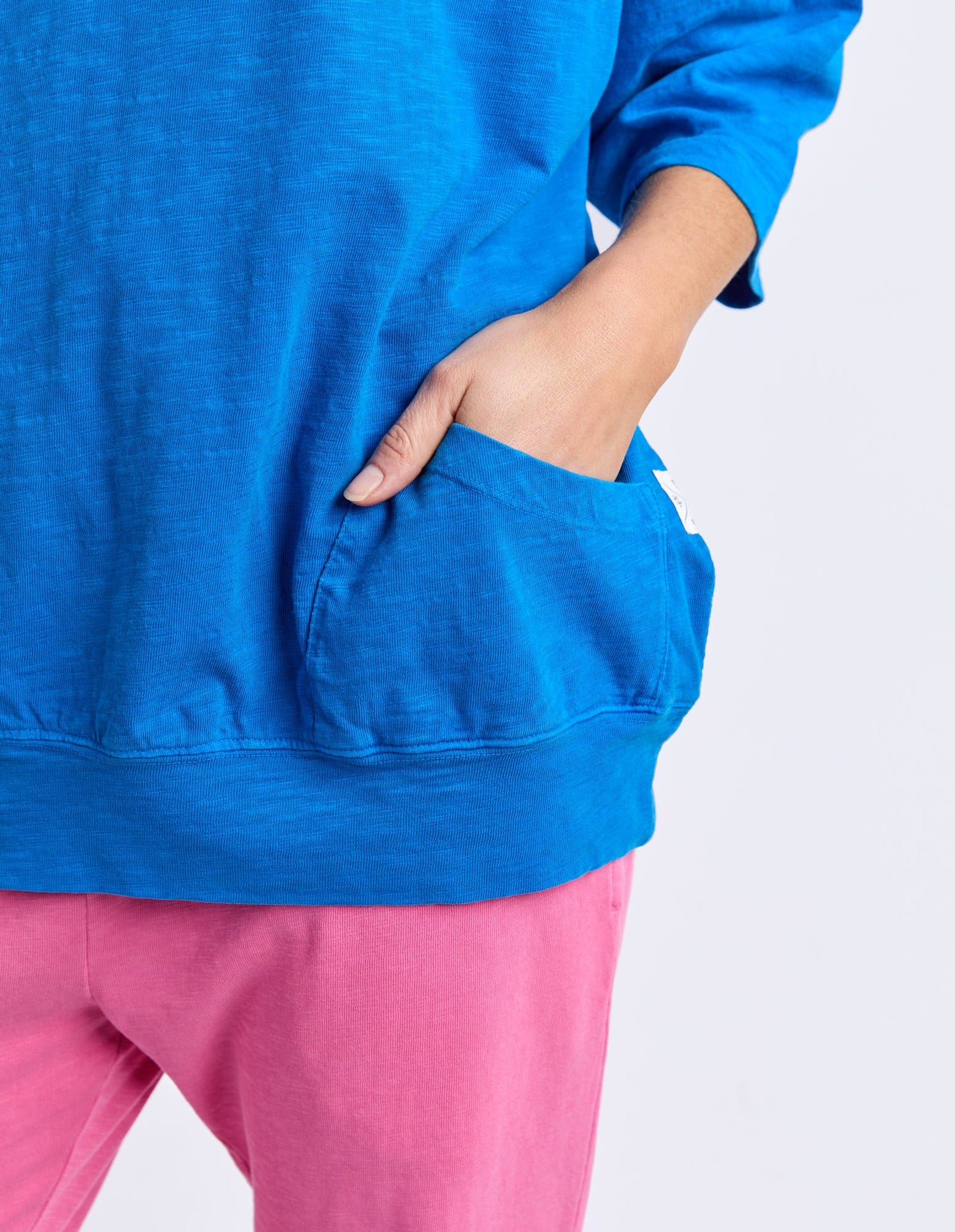 Mazie Round Sweat - Royal Blue