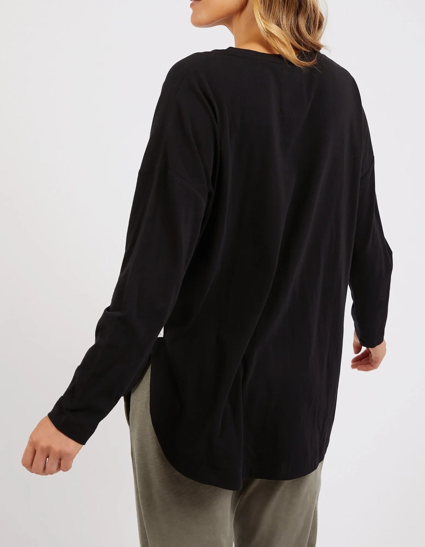 Society L/S Tee- Black