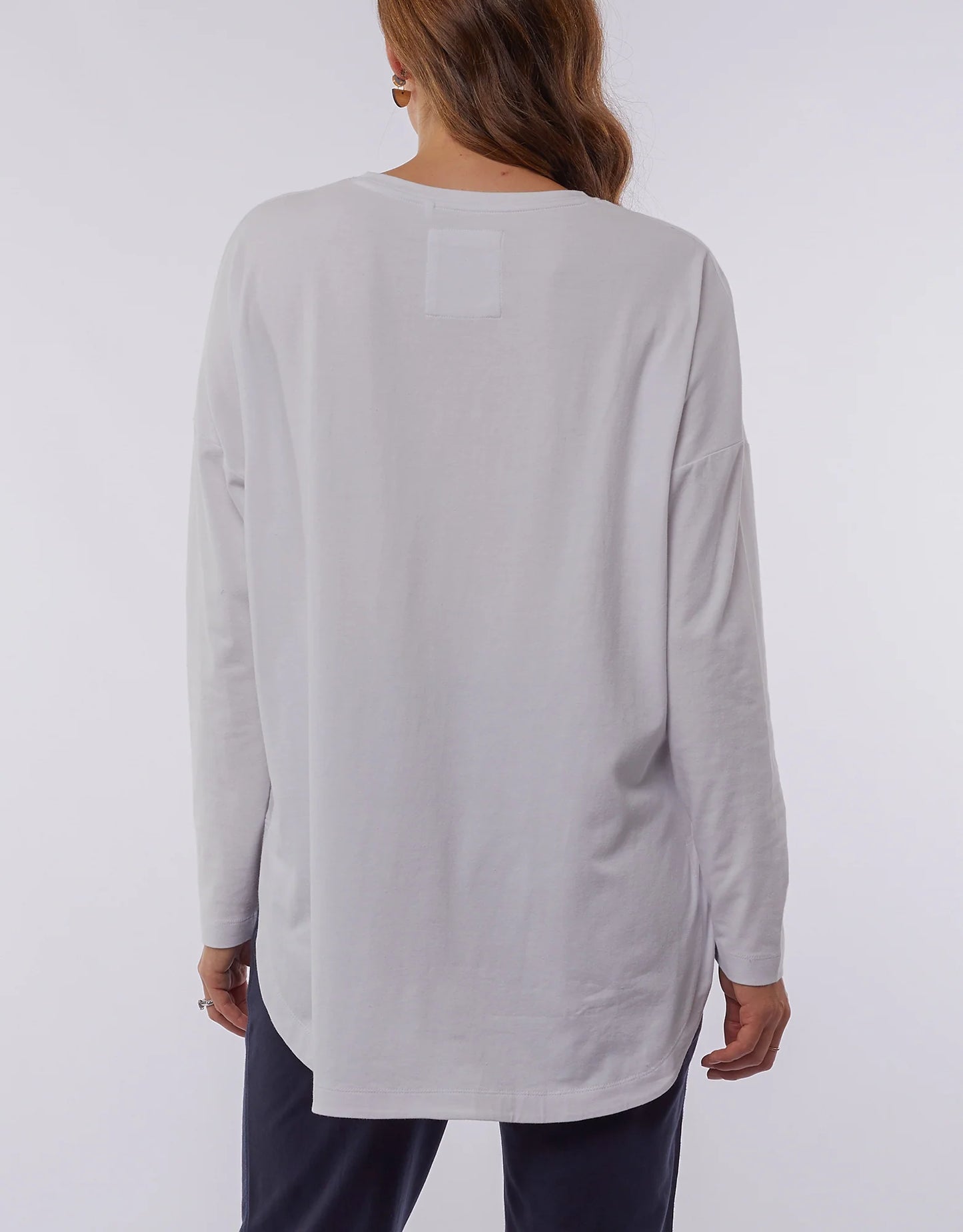 Society L/S Tee- White