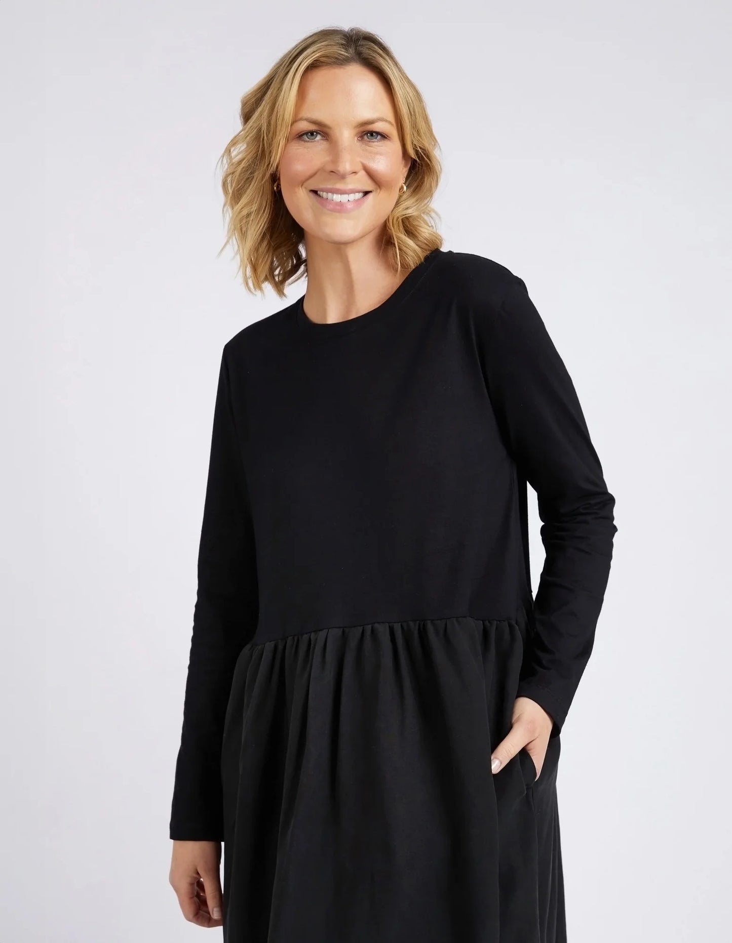 Parker L/S Dress- Black