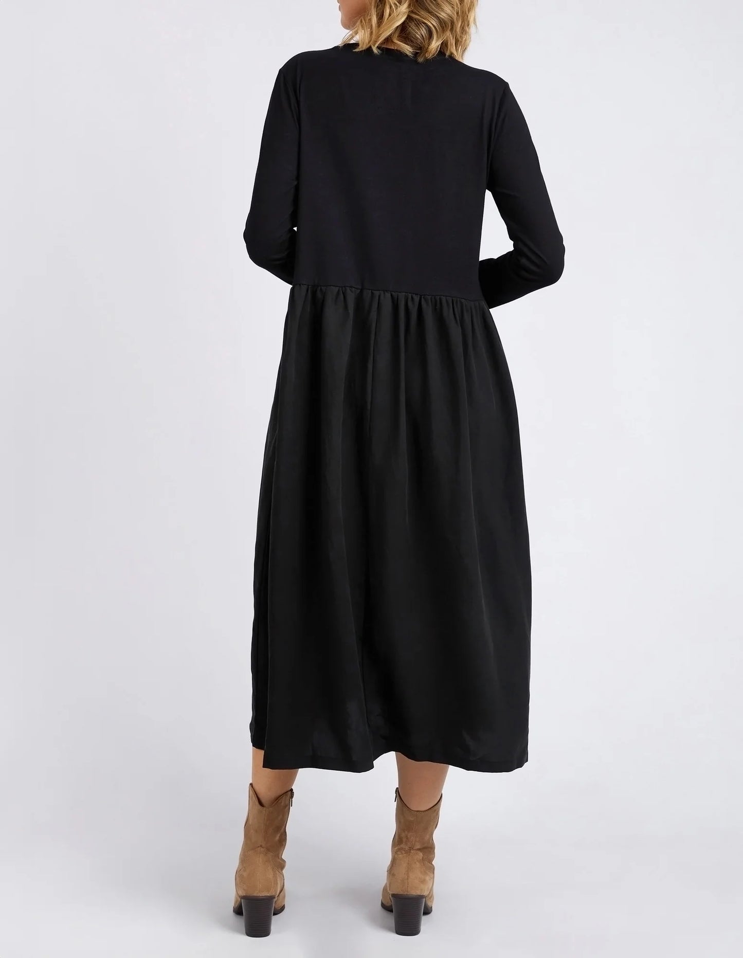 Parker L/S Dress- Black