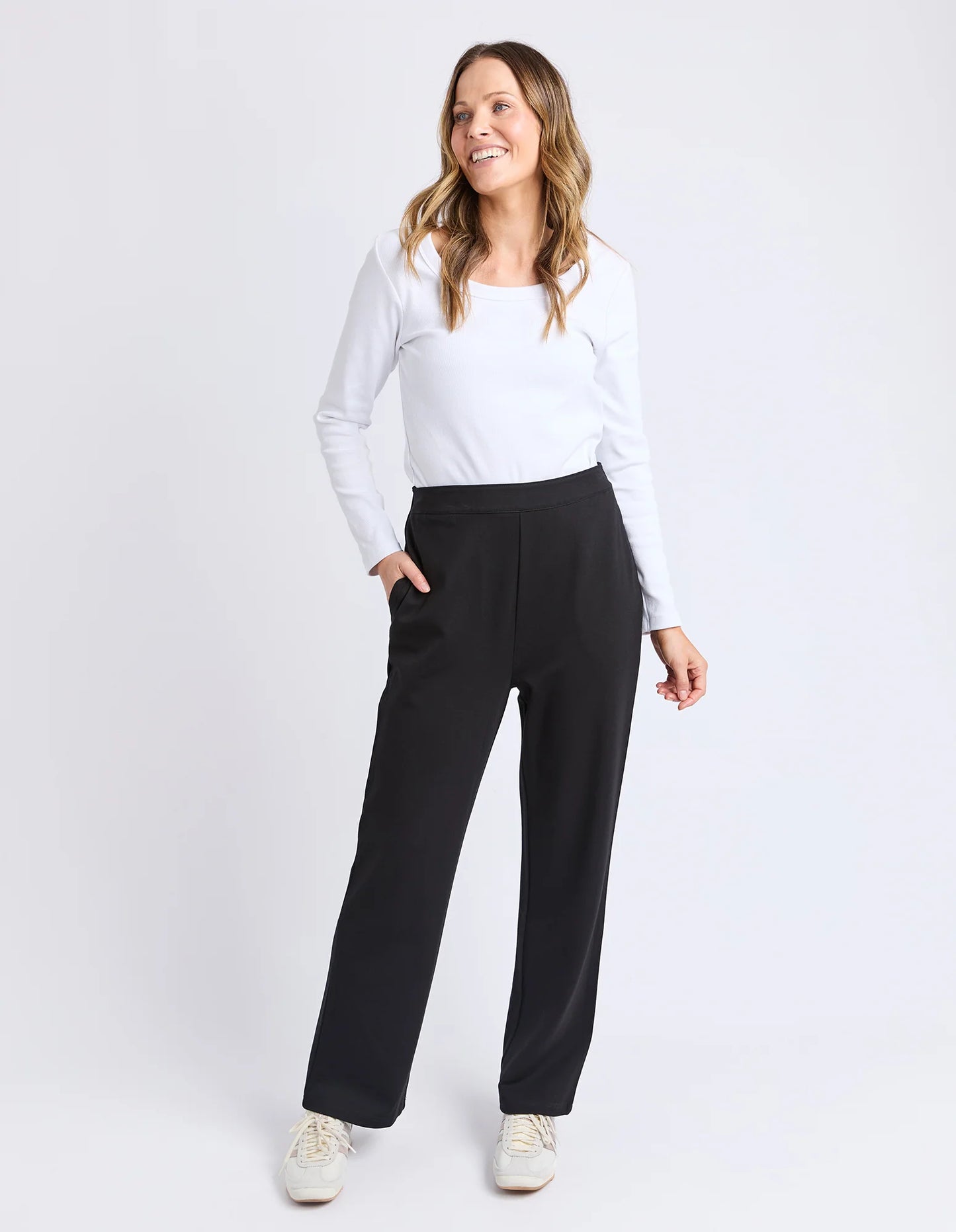 Lana Ponte Pant - Black