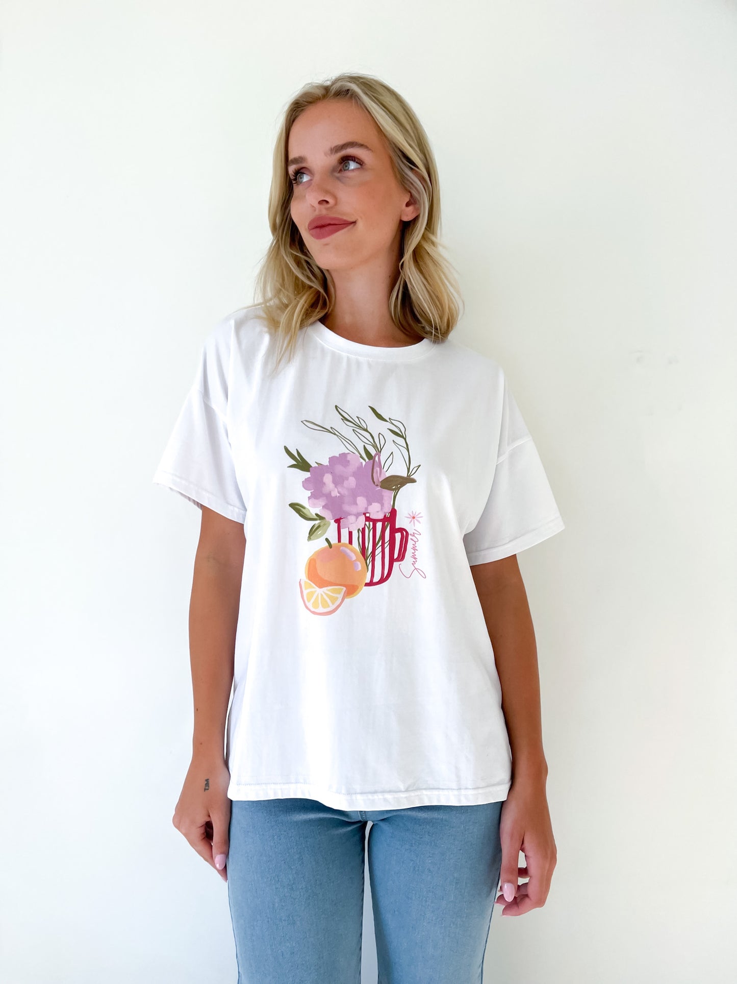 Garden Tee- White