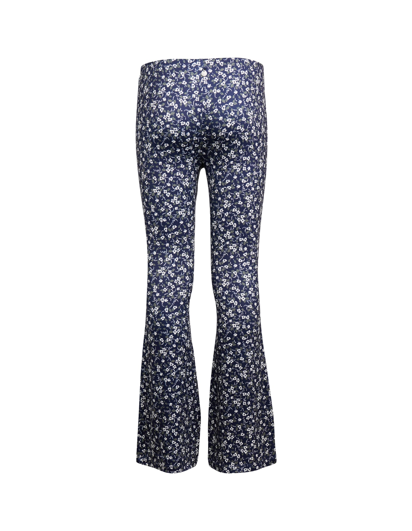 Youth Girls Lulu Floral Flare Pant - Navy