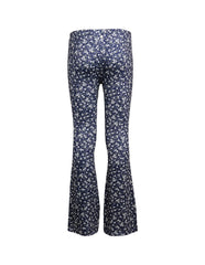 Lulu Floral Flare Pant - Navy (BAXTER & ONLINE ONLY)