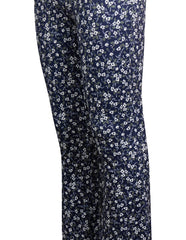 Lulu Floral Flare Pant - Navy (BAXTER & ONLINE ONLY)