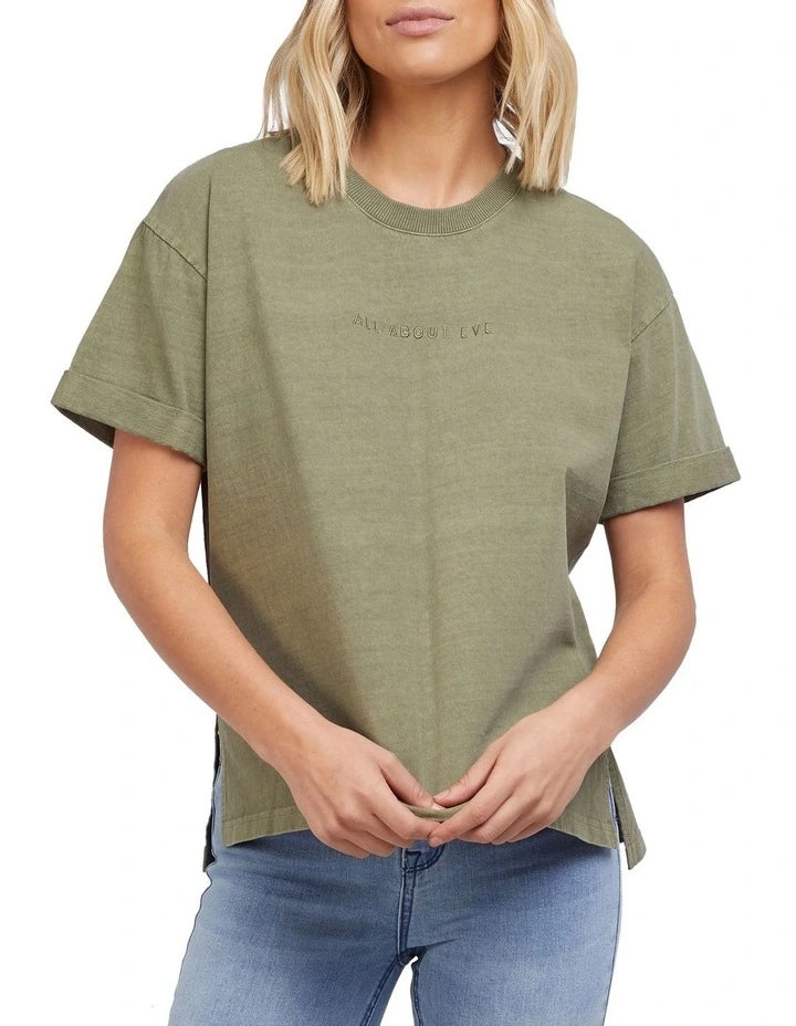 Washed Tee - Khaki