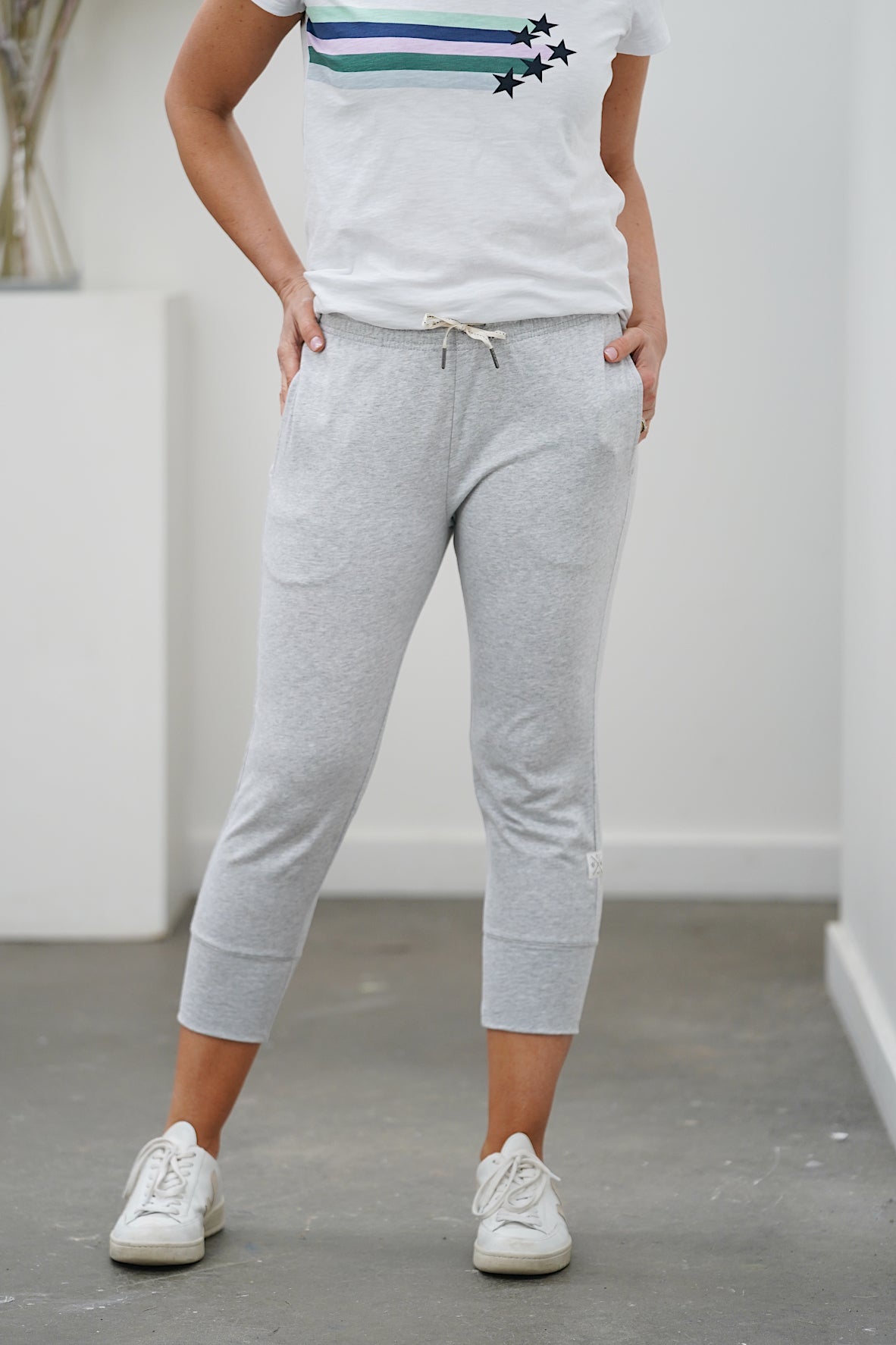 Fundamental Brunch Pant- Grey Marle