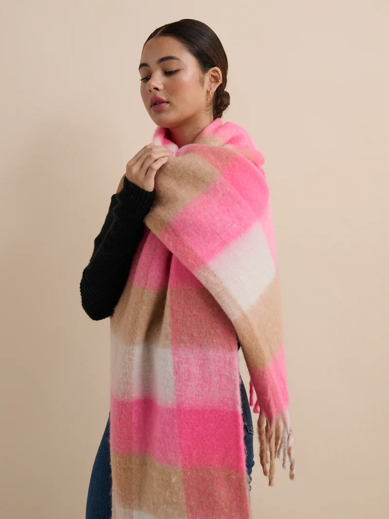 Pink Whisper Scarf