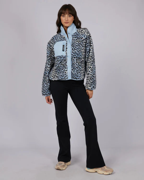 Snow Leopard Teddy Jacket