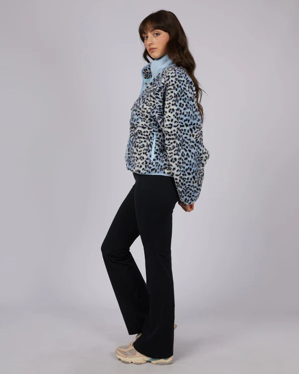 Snow Leopard Teddy Jacket