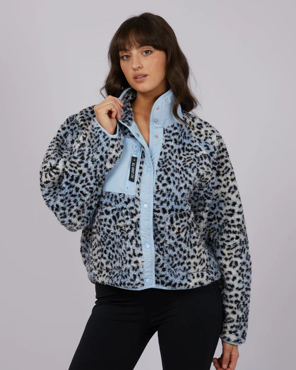 Snow Leopard Teddy Jacket