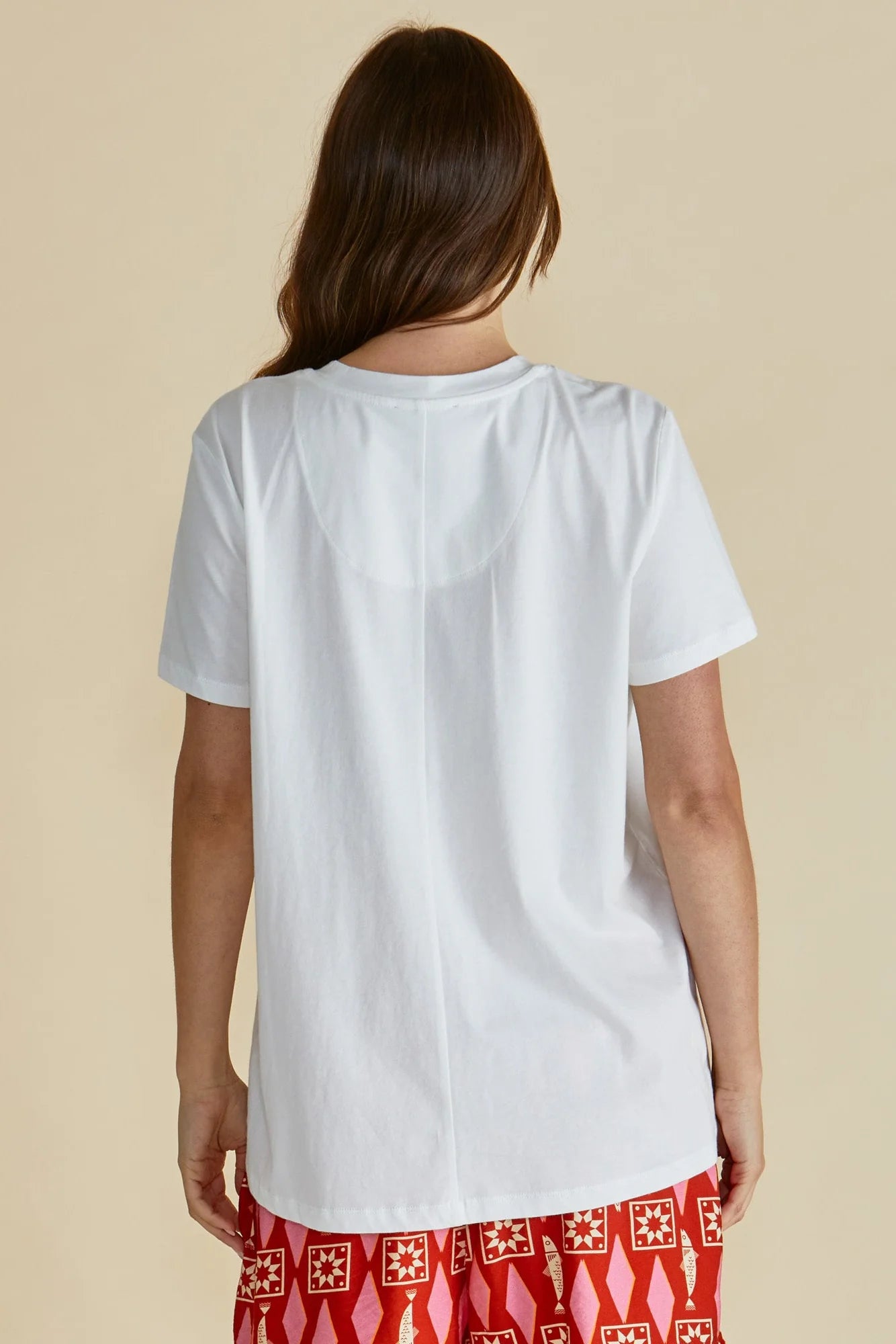 Ellia Crew Tee- White