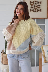 Cloud Knit Jumper- Lemon