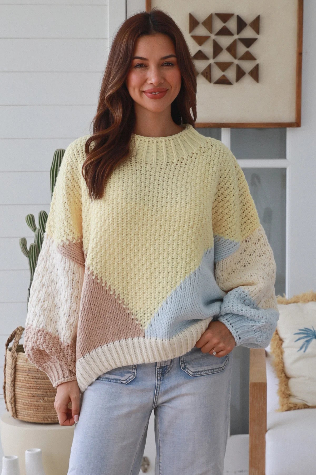 Cloud Knit Jumper- Lemon