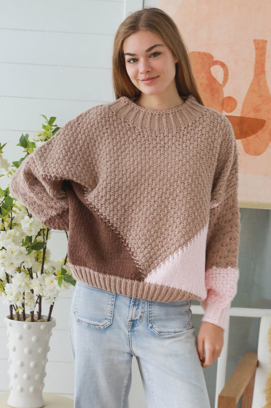 Cloud Knit Jumper- Mocha Taupe