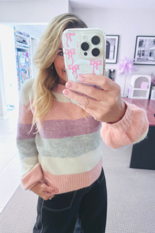 Isabella Knit - Peach