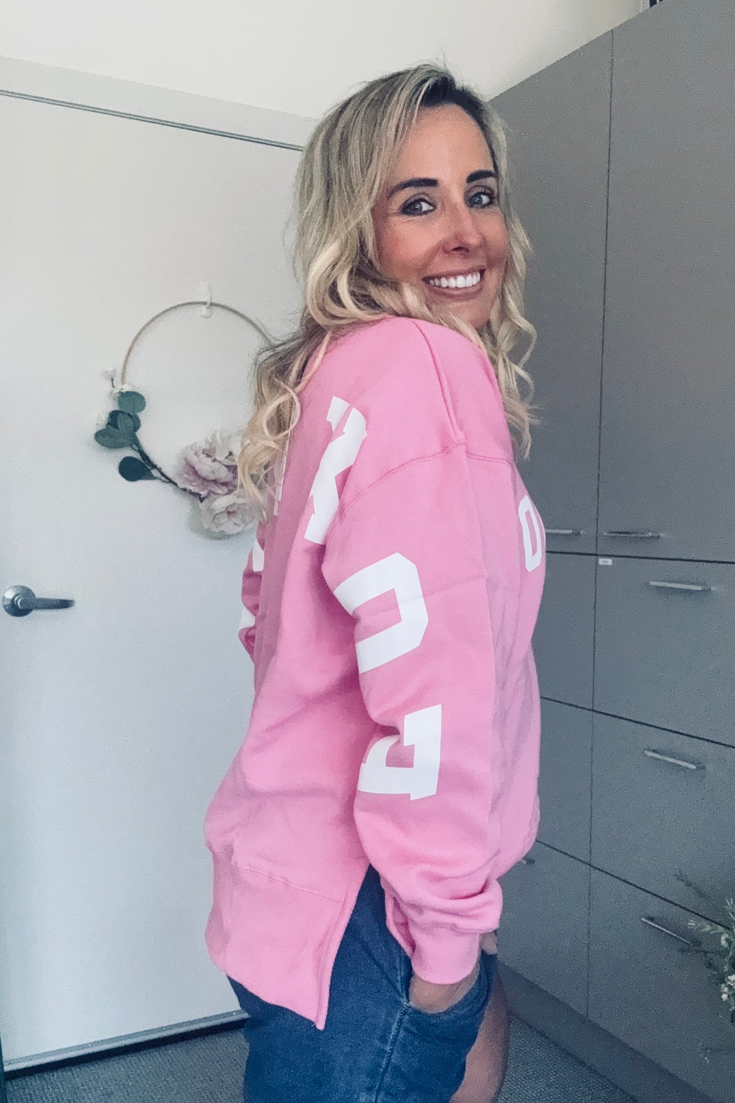 Interval Crew- Bubblegum Pink/White