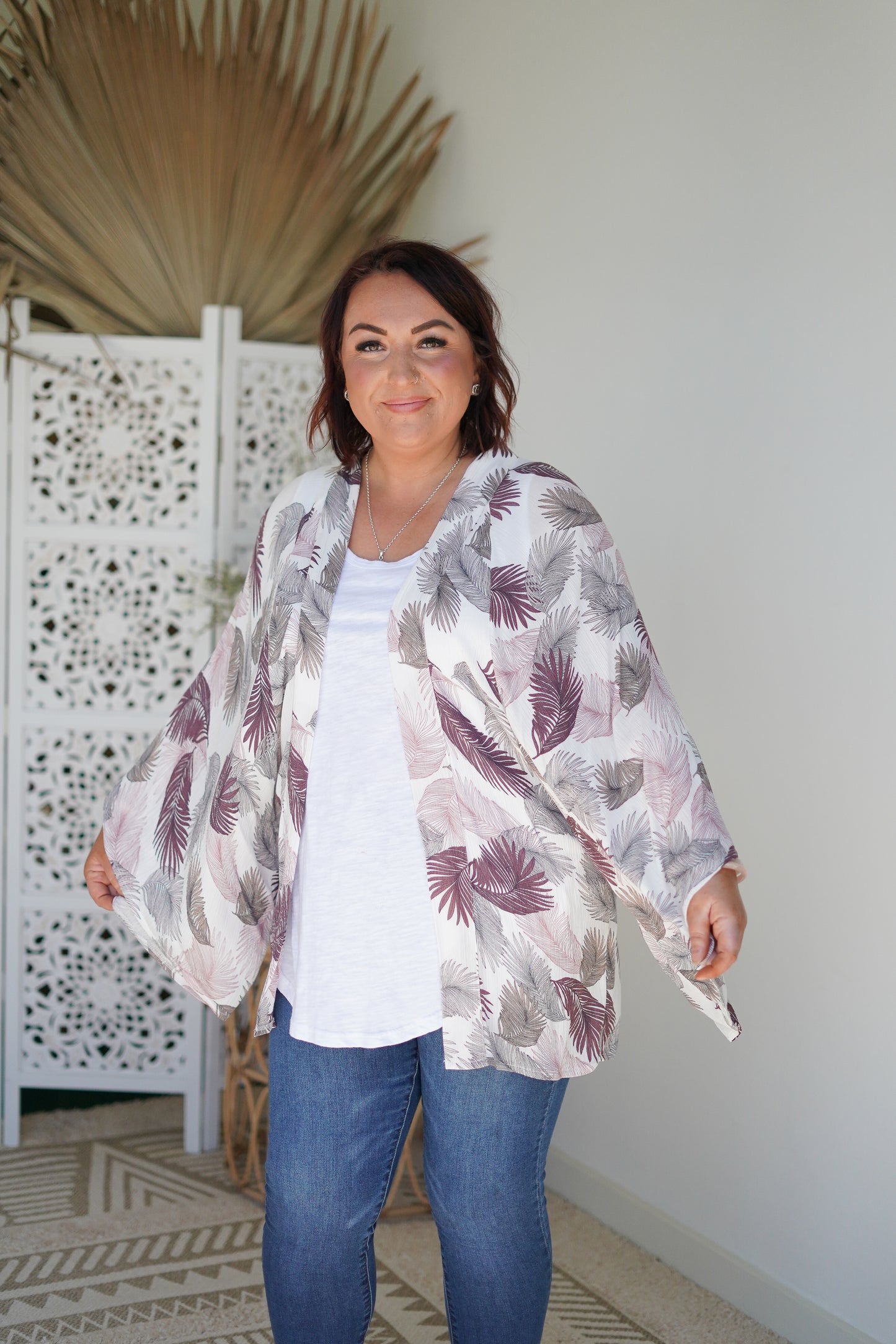 Wine Floral Cape