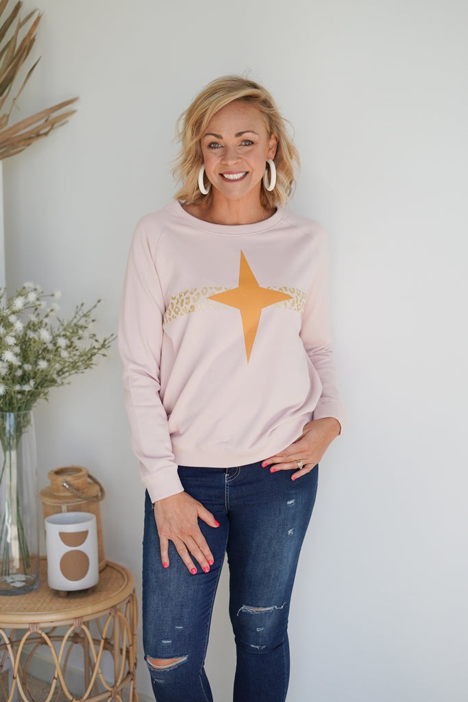 Gold clearance star jumper