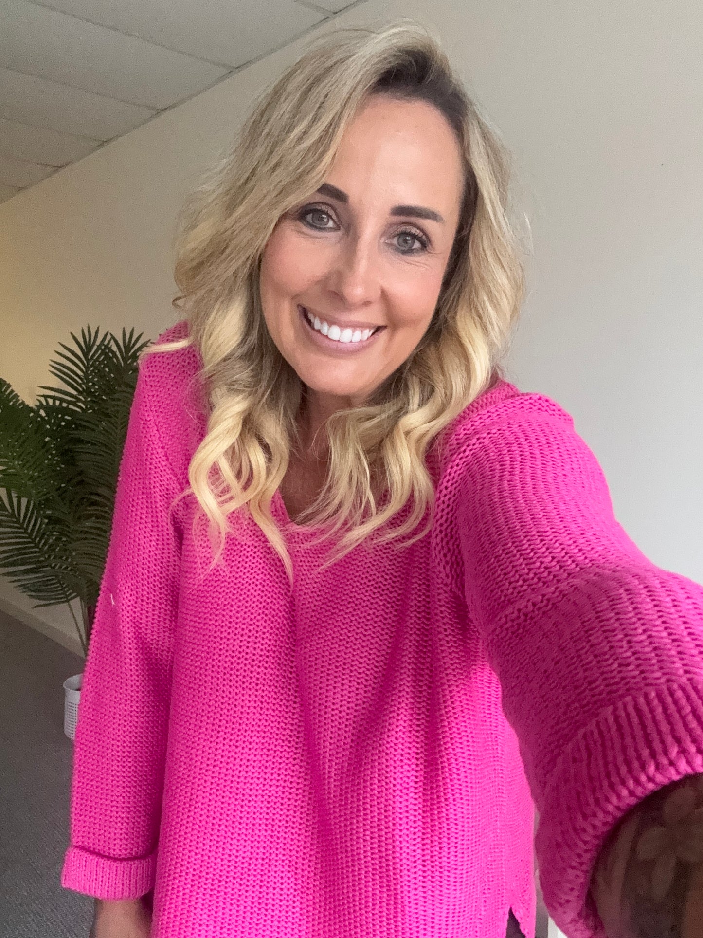 Cindy Knit - Hot Pink