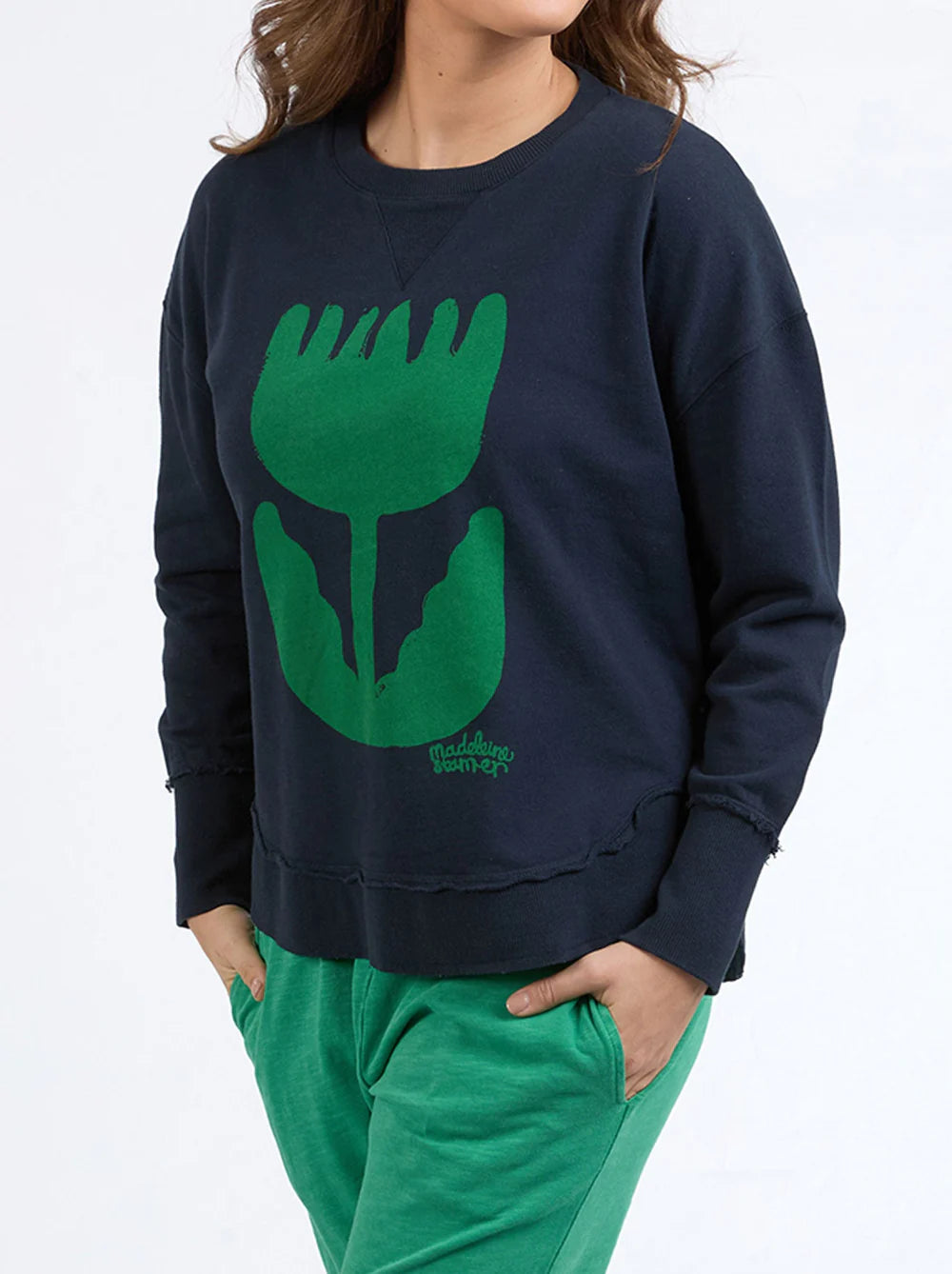 Madeline Stamer Crew- Navy