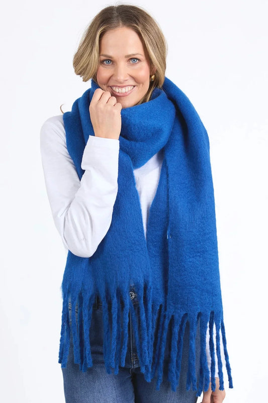 Elm Comfy Scarf- Deep Blue