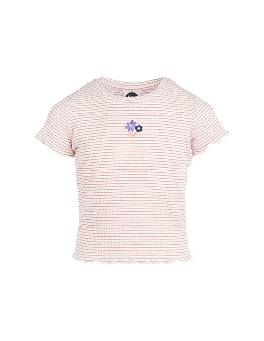 Youth Eve Girl Cherry Tee - Stripe