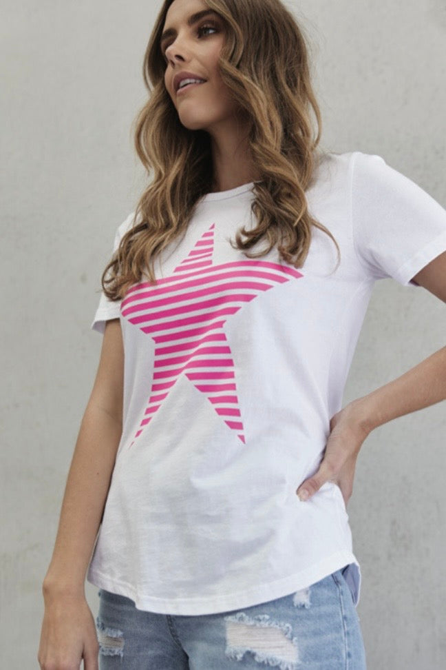 Pink Star Tee
