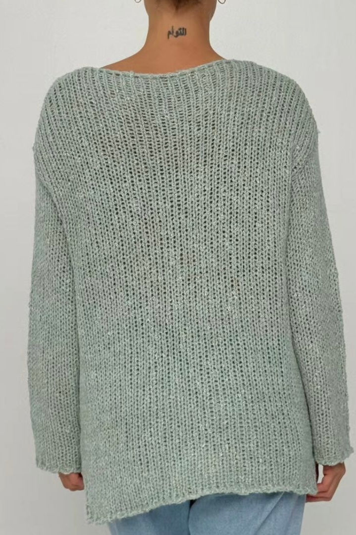 Slouchy Knit- Mint