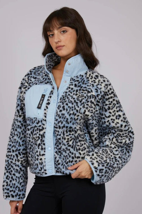 Snow Leopard Teddy Jacket