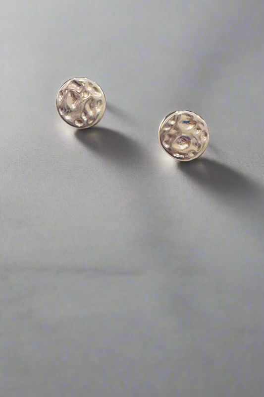 Stone Stud- Rose Gold
