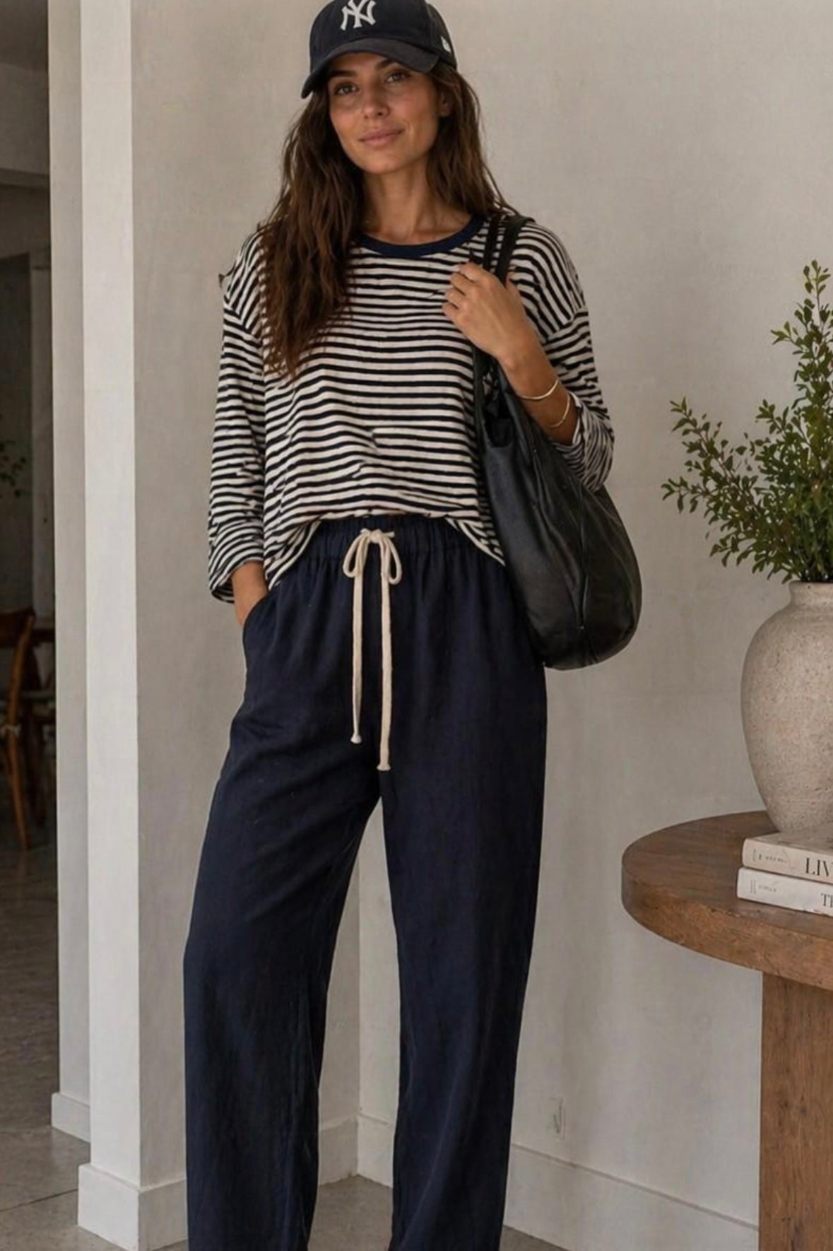 Drift Stripe Top- Blue