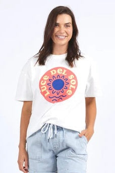 Del Sole Tee- Marshmallow