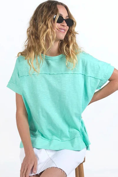 Allison Tee- Neon Mint