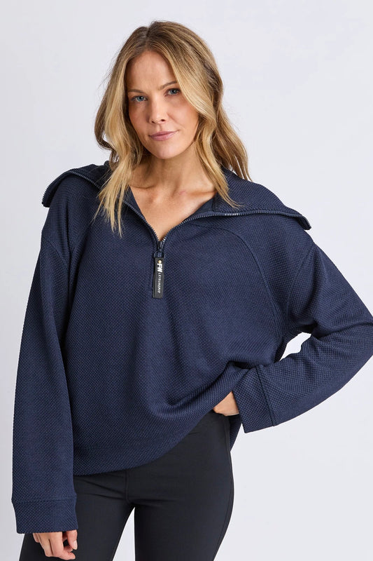 Hunstville Zip Crew- Navy