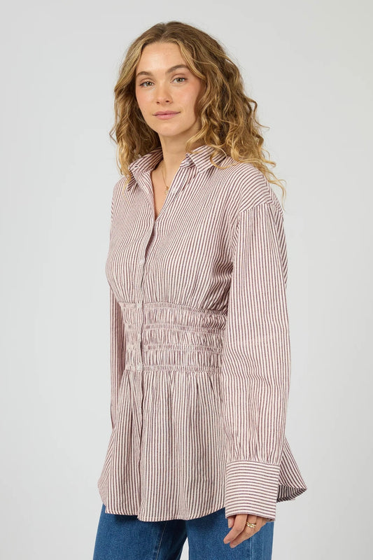 Nadia Shirt- Stripe