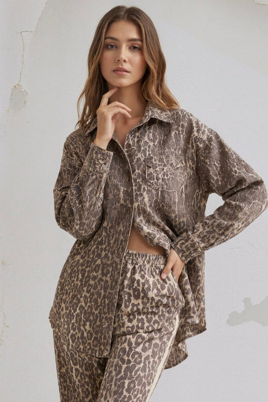 Leopard Shacket