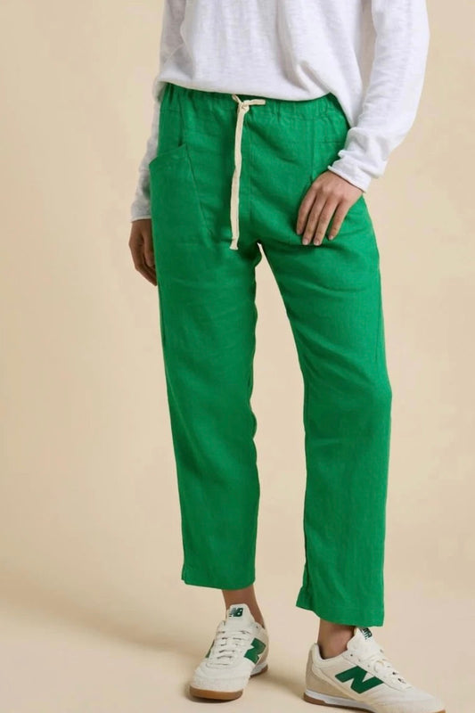 Luxe Linen Pant - Green